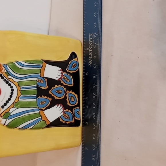 "ABBY" Ceramic Purse By Susan Paley For Ganz - Picture 8 of 9